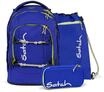 Satch Schulrucksack-Set, 3-teilig, blau