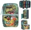 DEPESCHE Federtasche Danger Dino World 21 x 13 7,5 cm, mehrfarbig, 99