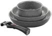 ZWILLING Bratpfannen-Set, 4-teilig, grau