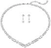 SWAROVSKI Damen Schmuck-Set, SILBER