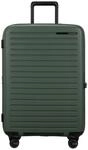 Samsonite 4-Doppelrollen-Trolley, Hartschale, TSA Kombinationsschloss, gr&uuml;n, 68