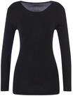mey Langarmshirt Noblesse, Baumwolle, f&uuml;r Damen, schwarz, 38