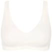 sloggi Zero Feel 2.0 Soft Bralette, b&uuml;gellos, atmungsaktiv, f&uuml;r Damen, wei&szlig;, S
