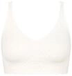 sloggi Zero Feel Bliss Bralette, herausnehmbare Pads, f&uuml;r Damen, wei&szlig;, XS