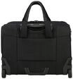 Samsonite Laptoptasche, Lederdetails, schwarz