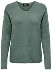 ONLY&reg; Strickpullover, V-Ausschnitt, f&uuml;r Damen, gr&uuml;n, M