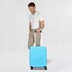 AMERICAN TOURISTER 4-Doppelrollen-Trolley, Hartschale, Zweiwegerei&szlig;verschluss, blau,