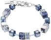 C&OElig;UR DE LION Damen Armband Sodalith & H&auml;matit, Blau/Silber