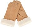 Otto Kessler Lederhandschuhe, Ziern&auml;hte, f&uuml;r Damen, beige, 7 1/2