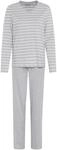 SCHIESSER Casual Essentials Schlafanzug, V-Ausschnitt, f&uuml;r Damen, grau, 36