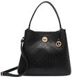 L.CREDI Shopper, Kunstleder, Anh&auml;nger, f&uuml;r Damen, schwarz, 99