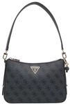 GUESS Schultertasche, Rei&szlig;verschluss, f&uuml;r Damen, schwarz, 99