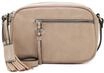 Tamaris Schultertasche, Quastenanh&auml;nger, Rei&szlig;verschluss, f&uuml;r Damen, grau