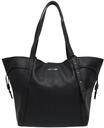 HEY MARLY Schultertasche, Leder, f&uuml;r Damen, schwarz, 99