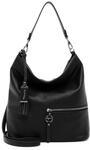 Tamaris Schultertasche, Rei&szlig;verschluss, Anh&auml;nger, f&uuml;r Damen, schwarz, 99