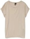 VERO MODA&reg; T-Shirt "Lava", Rundhals, f&uuml;r Damen, beige, M