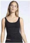 CALIDA Natural Comfort Unterhemd, Single-Jersey, U-Ausschnitt, f&uuml;r Damen, schwarz, L