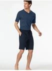 SCHIESSER Mix+Relax Schlafanzughose, Baumwolle, Tunnelzug, f&uuml;r Herren, blau, 48