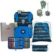 DerDieDas&reg; Schulranzen, 8-teilig, gepolstert, blau, 99