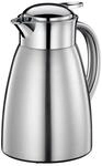 cilio Isolierkanne, Einhand-Ausgie&szlig;taste, EDELST. SATINIERT, 1,5 L