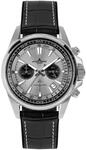 JACQUES LEMANS Herren Chronograph " 1-2117", SCHWARZ/GRAU, 99