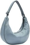 LIEBESKIND Schultertasche "Hobo M", Rei&szlig;verschlussfach, Leder, f&uuml;r Damen, blau, 99