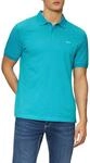 s.Oliver Poloshirt, 1/2 Arm,, Logo-Stickerei, f&uuml;r Herren, t&uuml;rkis, S