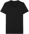 HOM Soft Unterhemd, Kurzarm, V-Ausschnitt, f&uuml;r Herren, schwarz, M