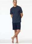 SCHIESSER Casual Essentials Shorty, Baumwolle, Gummibund, f&uuml;r Herren, blau, 48