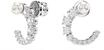 SWAROVSKI Damen Creolen, 99 SILBER