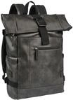 camel active Daypack, Laptopfach, Rei&szlig;verschluss, Steckverschluss, schwarz, 99