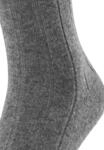 FALKE Lhasa RIB Socken, Wollanteil, Rippb&uuml;ndchen, f&uuml;r Herren, grau, 39-42