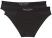 Marc O'Polo Iconic Rib Slip, 2er Pack, Logo-Bund, f&uuml;r Damen, schwarz, XS