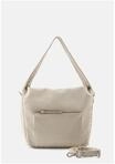 FREDsBRUDER Schultertasche, Leder, Nieten, f&uuml;r Damen, beige, 99