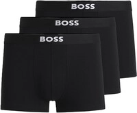 BOSS ONE Trunk, 3er Pack, Logo-Bund, für Herren, schwarz, L BOSS ONE Trunk, 3er Pack, Logo-Bund, für Herren, schwarz, L