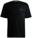 BOSS Schlafanzug-Oberteil Nw Waffle, Kurzarm, f&uuml;r Herren, schwarz, L