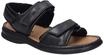 Seibel Sandalen, Leder, Ziehrn&auml;hte, f&uuml;r Herren, schwarz, 40