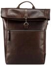 JOST Business-Rucksack, Leder, Rei&szlig;verschluss, braun