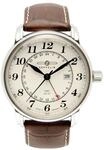 ZEPPELIN Herrenuhr "7642-5", SILBER/BRAUN