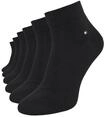 TOMMY HILFIGER Kurzsocken, 6er-Pack, f&uuml;r Herren, schwarz, 39-42