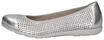 Caprice Ballerinas, Leder, f&uuml;r Damen, silber, 36