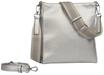 Gabor&reg; Umh&auml;ngetasche, Metallic-Optik, Rei&szlig;verschluss, f&uuml;r Damen, silber, 99