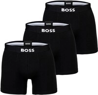 BOSS ONE Boxer Brief, 3er-Pack, Logo-Bund, für Herren, schwarz, L BOSS ONE Boxer Brief, 3er-Pack, Logo-Bund, für Herren, schwarz, L