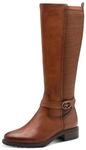 Tamaris Stiefel, Blockabsatz, Rei&szlig;verschluss, f&uuml;r Damen, braun, 36
