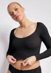 sloggi Zero Feel Bliss Long Sleeve, nahtlos, f&uuml;r Damen, schwarz, XS