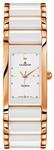 DUGENA Armbanduhr Quadra Ceramica, bicolor/wei&szlig;