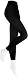 KUNERT Sensual Cotton Leggings, hoher Bund, blickdicht, f&uuml;r Damen, schwarz, 38/40