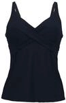 ROSA FAIA Tankini Maily, Wickeloptik, f&uuml;r Damen, schwarz, 38C