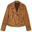 VERO MODA&reg; Kunstlederjacke "Jose", Reverskragen, f&uuml;r Damen, braun, XS