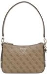 GUESS Schultertasche, Rei&szlig;verschluss, f&uuml;r Damen, beige, 99